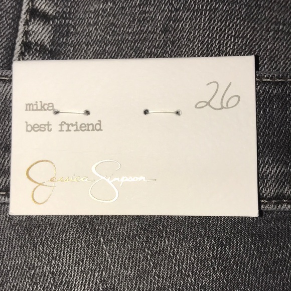 SOLD- NWT Jessica Simpson Black Destructed Jeans - Picture 5 of 8